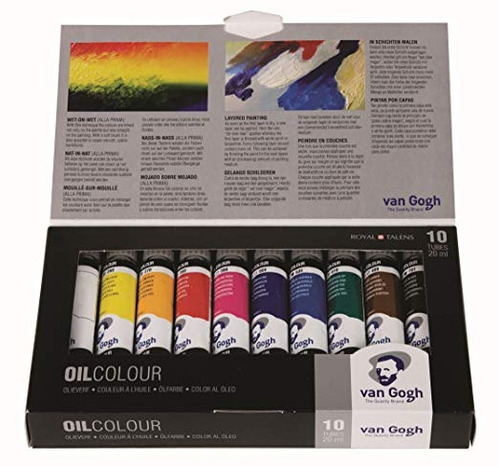 Van Gogh Aceite De Color 10x20ml Conjunto De Tubos Básico