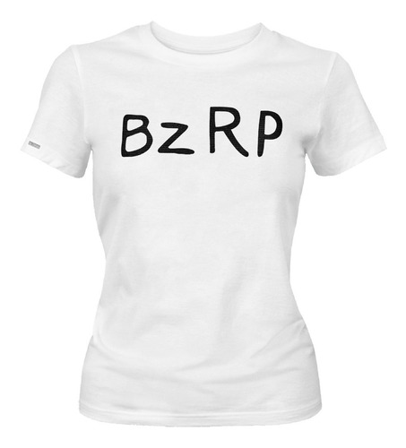 Camiseta Estampada Bizarrap Logo Reguetón Mujer Idk 