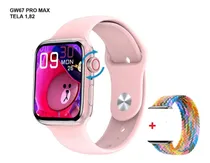 Comprar Smartwatch Gw67 Pro Max Faz Chamadas Siri Nfc Baixa Foto Cor da caixa Rose gold