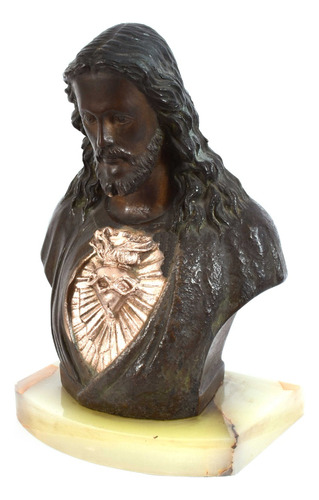 Sagrado Coração De Jesus De Jesus - Busto Em Bronze