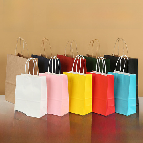 30 Bolsas De Papel Ecológicas Portátil Decorativas Regalo