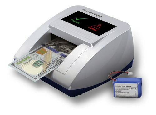 Imagen 2 de 3 de Detector De Billetes Falsos Accubanker D470 Usd Portátil