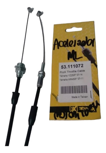 Cable Acelerador Yamaha Yz 250f 07-13  Wr 450f 07-11 Prox