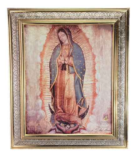 Cuadro Virgen De Guadalupe 66cm X 56cm