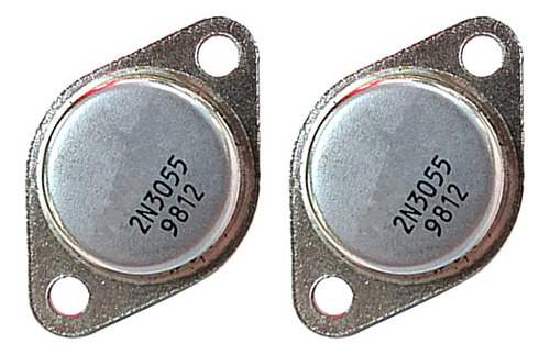 2 Peças 2n3055 To-3 Npn Transistor De Potência 15a 115