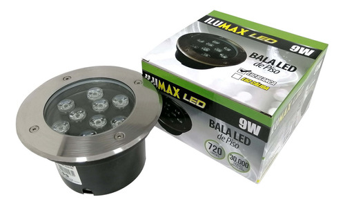 Bala De Piso Led 9w Luz Blanca