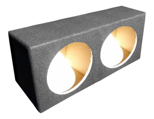 Cajón Doble Para Subwoofer 12 Pulgadas Sellado Premium Audio