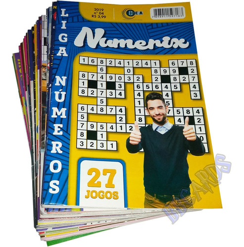 Revistas Passatempos Com Números Numerix Numerox Numerex