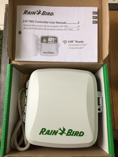 Sistema 4 Estaciones Riego Rain Bird: Controlador + Valvulas
