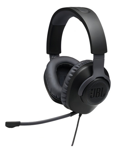 Audífonos gamer JBL Quantum 100 JBLQUANTUM100 negro - Excelente (Reacondicionado)