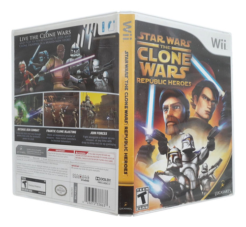 Star Wars The Clone Wars Repúblic Heroes Nintendo Wii. (Usado)