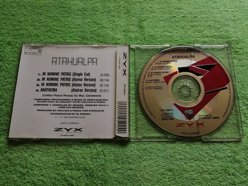 Eam Cd Maxi Atahualpa In Nomine Patris 1993 Edic Europea Zyx
