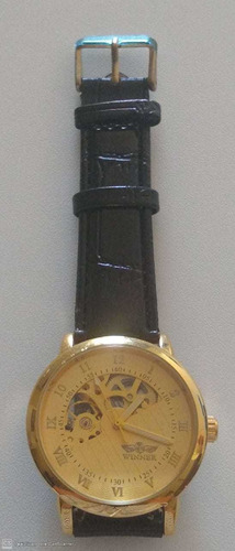 Relógio De Luxo Barato Dourado Com Frete Gratis + Brinde