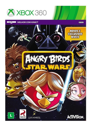 Jogo Mídia Física Angry Birds Star Wars Para Xbox 360 Ntsc
