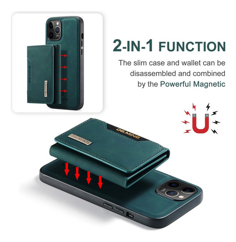 Capa Traseira Magnética Dg.ming Para iPhone 12/12 Pro