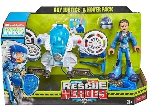 Rescue Heroes Sky Justice Y Hover Pack, Fisher-price 