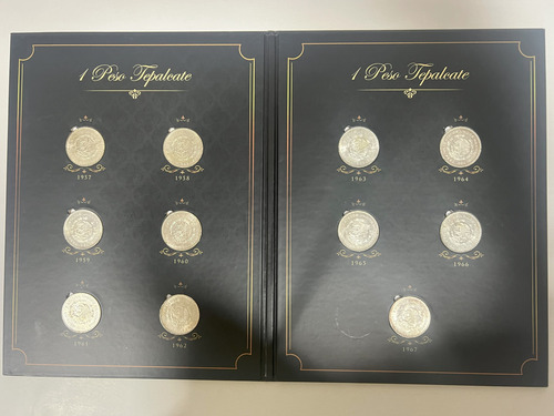 Set De 11 Monedas Un Peso Morelos 1957 A 1967 Sin Circular (Usado)