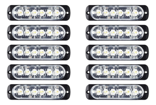 10 Luces Led Con Flash De Emergencia Para Automóviles Y Vehí