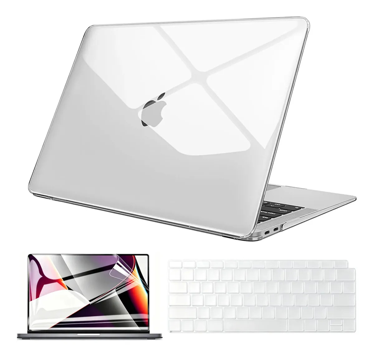 Funda Carcasa Para Macbook Air 13 A1932/A2179/A2337 M1 Cristal transparente