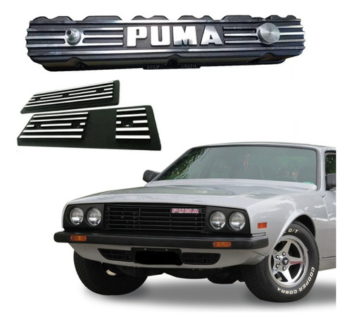 Tampa De Válvula Motor Opala 6cc + Tampa Tucho -  Puma