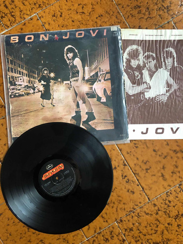 Bon Jovi Lp Bon Jovi Vinilo Con Insert Rock 80s