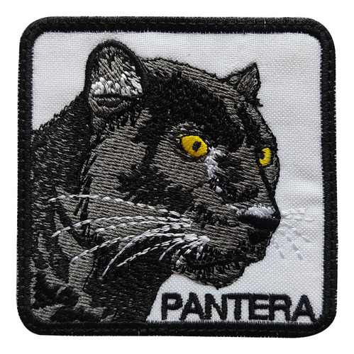 Parche Bordado Pantera Panter Animales Salvajes Felino Negro