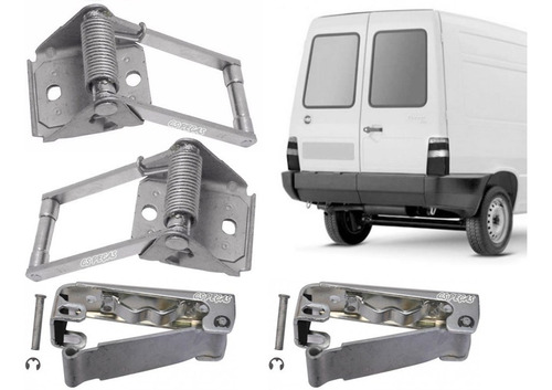 Kit Limitador Com Suporte Estágios Tampa Bau Fiorino 85 A 13
