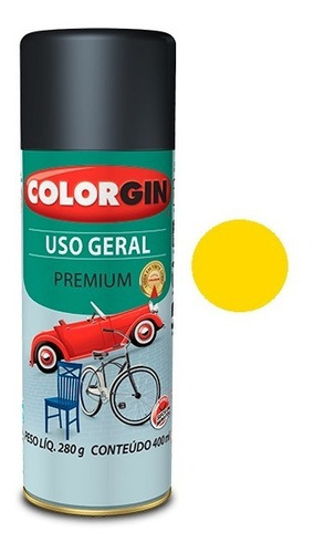 Tinta Spray Uso Geral Colorgin - Metais, Madeira, Artesanato