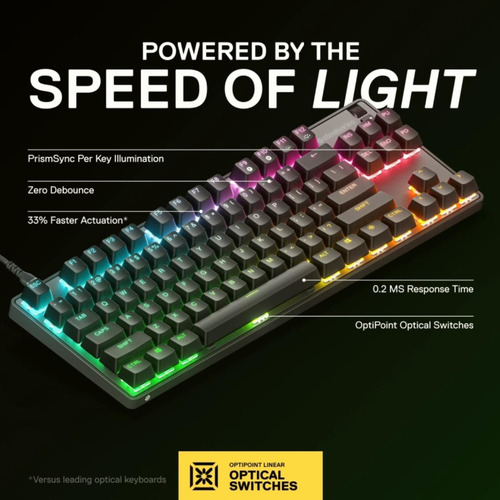 Steelseries Apex 9 Tkl Teclado Mecánico Para Gaming