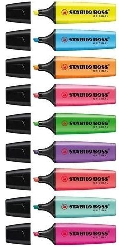 Marcador Resaltador Stabilo Boss Fluo X 6