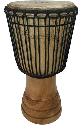 Tambor Djembe Tallado Mano De África 11 X22  Djembe De...