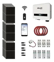 Comprar Kit Solar On Grid Inversor 8kw 1100kwh\u002Fmes Inyección Cero