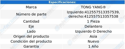 Tolva Salpicadera Delantera Tong Yang 3 Del 2010 Al 2013