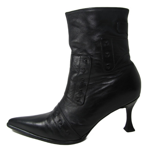 Botas Zapatos No Name Cuero Talla 37 Elegantes (Usado)