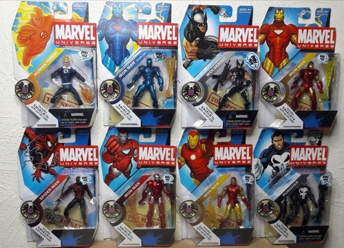 Hasbro Marvel Universe 3.75 S.h.i.e.l.d 8 Piezas  Serie 1 