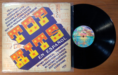 Top Hits En Español 1978 Disco Lp Vinilo
