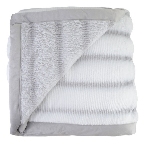 Cobertor Casal Altenburg Plush Ocean Cinza Nuvem - 1350111