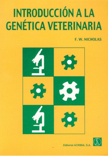 Nicholas: Introducción A La Genética Veterinaria