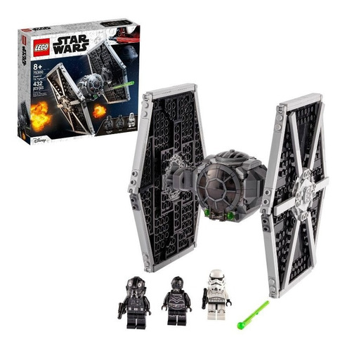 Kit De Construcción Lego Star Wars Caza Tie Imperial 75300 8+