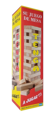 2 Juegos De Mesa Jenga 54 Pzs Yenga Tenga Torre Diverti Toys