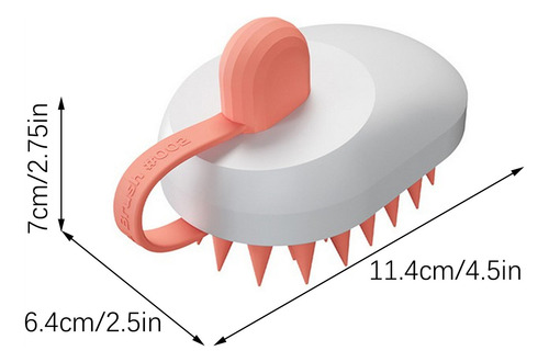 Un Cepillo De Champú De Pared Soft Tooth Antipruritus S 020a