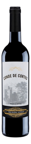 Vinho Português Tinto Seco Conde de Cortes Aragonez Alentejano Garrafa 750ml