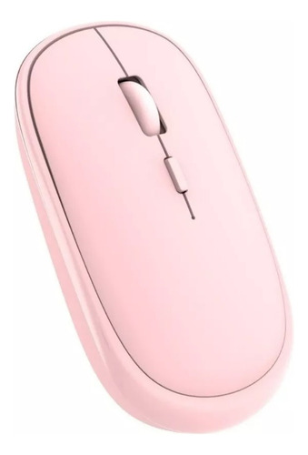 Mouse Recargable Dual Bluetooth + 2.4 Ghz Colores Pastel