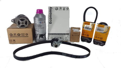 Kit Distribucion Con Bomba Agua Y Elasticas + G12 Vw Voyage