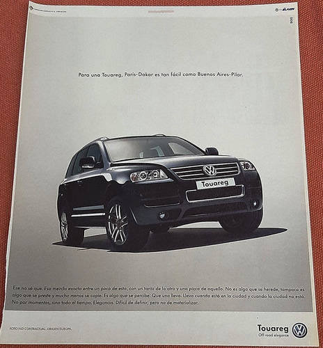 Publicidad Volkswagen Touareg