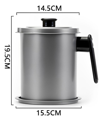 Recipiente Con Filtro De Aceite Jarra Separadora De 1.7l