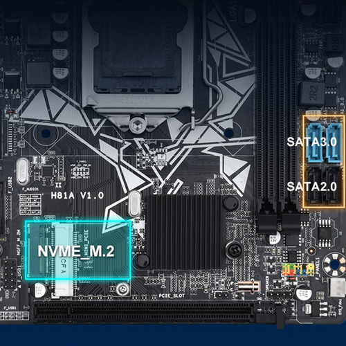 Generic Placa Madre H81a Ddr3 Lga1150 Soporte Para Placa