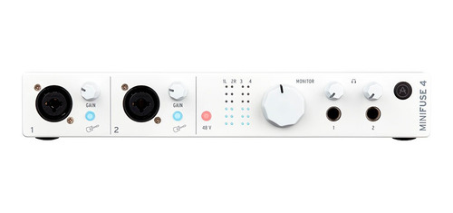 Imagen 2 de 4 de Placa Interfaz De Audio Arturia Minifuse 4 White Color Blanco