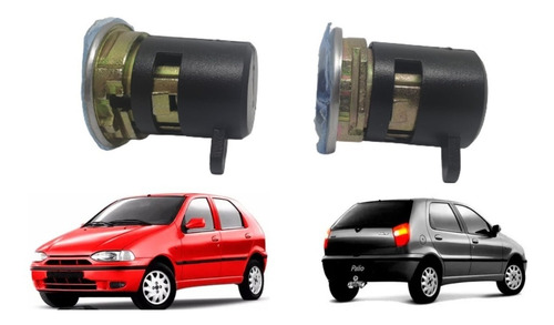 Cilindro Miolo Porta Com Chave Palio 1996 A 2002 2003 Par
