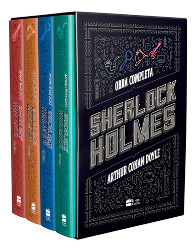 Box Sherlock Holmes - Caixa - 4 Livros - Arthur Conan Doyle